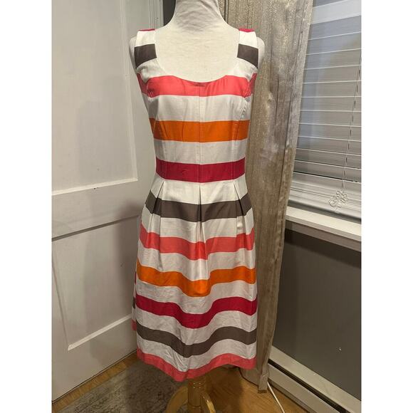 size 4 Nine West stripe dress - Picture 1 of 4